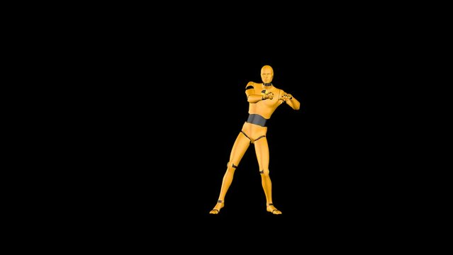 Crash Test Dummy Dance 3D Video Animation