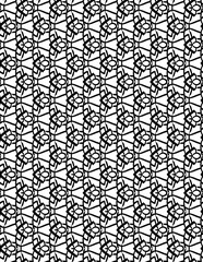 Geometric pattern coloring pages