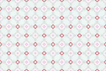 Abstract seamless patterns, geometric patterns, and batik patterns are designed for use in interior, wallpaper, fabric, curtain, carpet, clothing, Batik, satin, background, and Embroidery style.