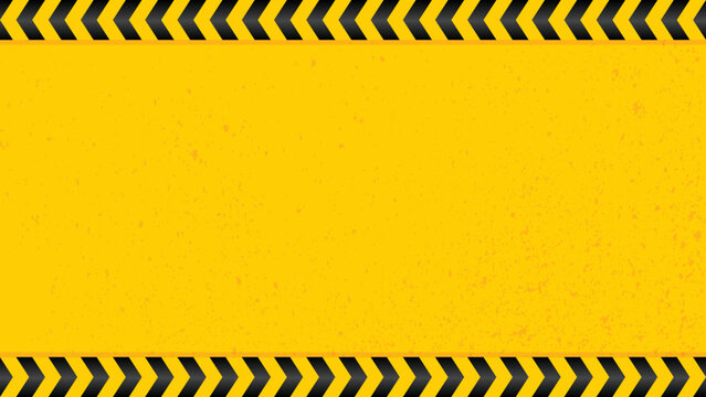 Construction Background texture black and yellow template, Black and yellow warning line striped rectangular background, yellow and black stripes
