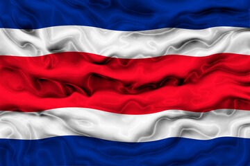 National flag of Сosta-rica. Background  with flag of Сosta-rica.