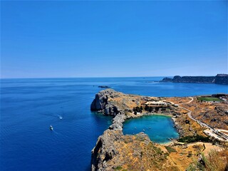 Lindos eine Wunderschöne Stadt in Griechenland.