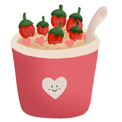 Ice Cream Element Illustration