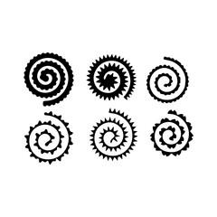 Rolled Flower Template