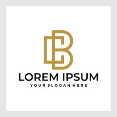 Obraz premium alphabet letters monogram icon logo BC or CB