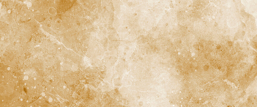 abstract watercolor brown warm beige wall background, Watercolor light brown background painting. Taupe color overlay. Old parchment backdrop hand painted.