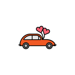 machine line icon. Elements of valentines day illustration icons. Signs, symbols can be used for web, logo, mobile app, UI, UX on white background