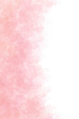 Abstract pink color paint on white background, vertical style