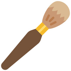 buffer brush flat icon