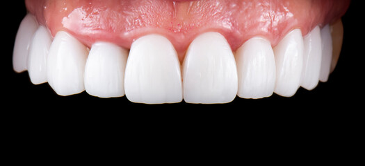 creating a new smile by ceramic crowns and veneers