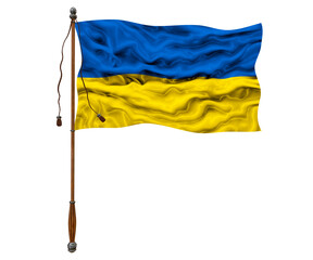 National Flag of Ukraine. Background  with flag  of Ukraine