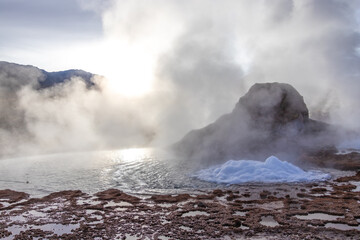 El Tatio Geysers Atacama Desert Chile