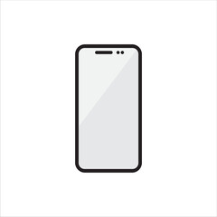 smartphone icon, vector, illustration, symbol