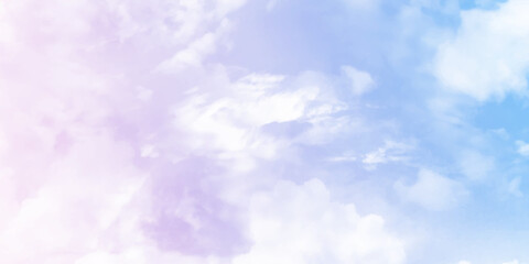 Cloud background with a pastel colour