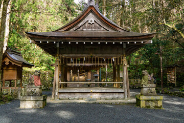 貴船神社　奥宮拝殿　京都市左京区