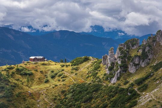 landscape with sky and clouds