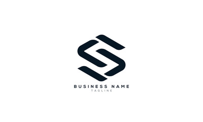 LS, SL, S, 5, SI, IS, I5, 5I,  Abstract initial monogram letter alphabet logo design