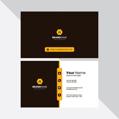 Creative and modern business visiting card design template