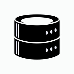 Data Storage Icon. Server, Database Symbol