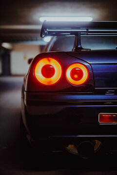 Underground Racecar in a Garage