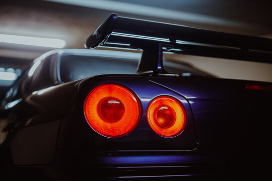 Underground Racecar in a Garage