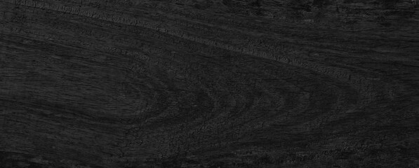 Naklejka premium Wood black texture background of the wood blank for design.