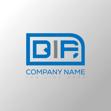 QIF letter logo creative design. QIF unique design.
