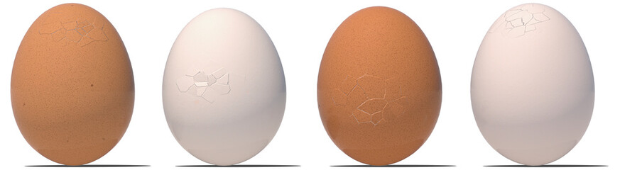 Fototapeta eggs egg cracked hq cutout easter obraz