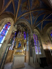interior of the church 