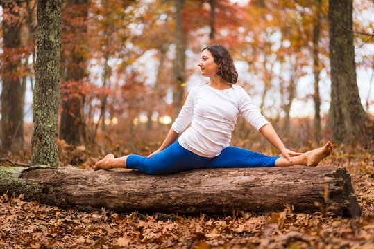 Fall Foliage Yoga