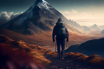 Wandern in den Bergen, Generative KI