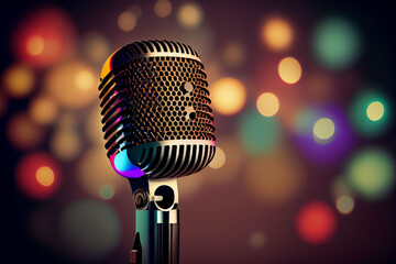 Mikrofon eines S&auml;ngers, Generative KI