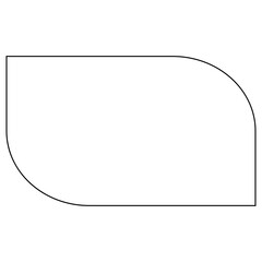 Abstract geometric shapes monochrome isolated