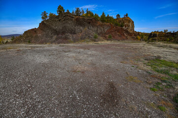 Racos Volcano in Persani Mountains, in Brasov County, Romania.