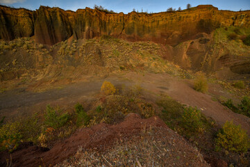 Racos Volcano in Persani Mountains, in Brasov County, Romania.