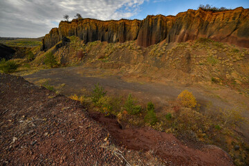 Racos Volcano in Persani Mountains, in Brasov County, Romania.