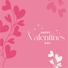 valentines day background simple and aesthetic with pink background