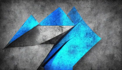 background of abstract hexagons blue black