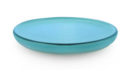 empty plate isolated on white background.
