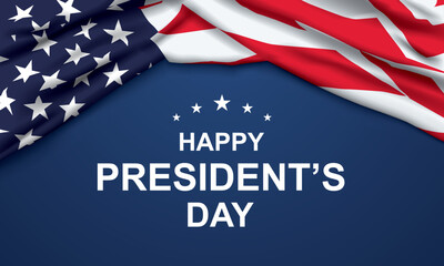 Fototapeta na wymiar President's Day Background Design. Banner, Poster, Greeting Card. Vector Illustration.