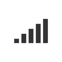 Antenna bars icon. Signal strength symbol modern, simple, vector, icon for website design, mobile app, ui. Vector Illustration