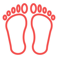Footprint Icon Style