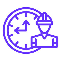 Working Hours Icon Style