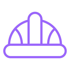 Fototapeta premium Helmet Icon Style