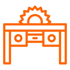 Table Saw Icon Style