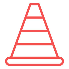 Traffic Cone Icon Style