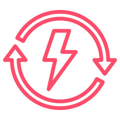 Renewable Energy Icon Style