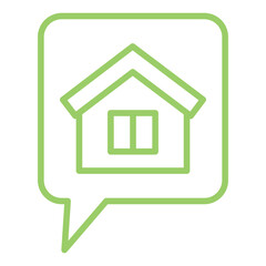 House Chat Icon Style