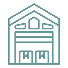 Warehouse Icon Style