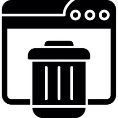 Web Trash Icon